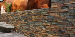 3D панели Сланец Dark Multicolor Modern 4