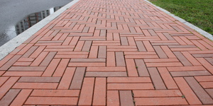 Клинкер тротуарный ЛСР "Эдинбург", тёмно-красный 7