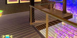 Террасная доска из ДПК Bamberg, Square, English Barnwood4