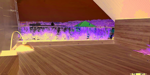 Террасная доска из ДПК Bamberg, Square, English Barnwood53