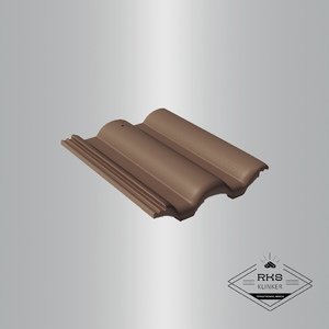 Цементно-песчаная черепица BRAAS, Таунус, Тёмно-Коричневая