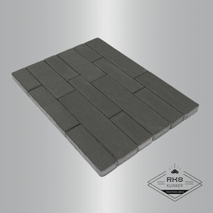 Тротуарная плитка BRAER, Домино, Серый