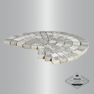 Тротуарная плитка BRAER, Классико круговая, Color Mix Туман