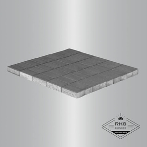 Тротуарная плитка BRAER, Прямоугольник, Серый