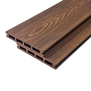 Террасная доска из ДПК Bamberg, Square 3D Natural, African Bubinga