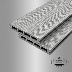 Террасная доска ДПК Бамберг пустотелая, 3D Натур, Барнвуд (Barnwood)