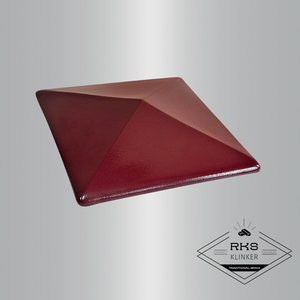 ᐉ Клинкерный оголовник на столб, Bишнёвый сад