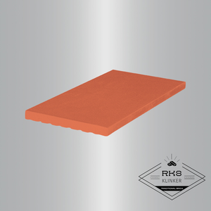 Клинкерная напольная плитка-подступень, 01 Ruby red, 245х150х12 мм