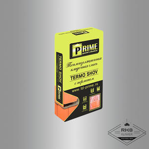 Теплоизоляционный кладочный раствор PRIME Termo Shov 8230, 17.5 кг