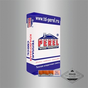 Теплоизоляционный кладочный раствор PEREL TKS 6020
