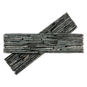 Декоративный камень Сланец Black Waterfall Pencil