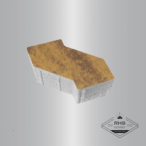 Тротуарная плитка S-ФОРМА - В.3.Ф.10, Листопад гладкий, Янтарь