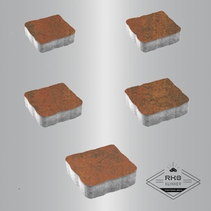 Тротуарная плитка АНТИК - Б.3.А.6, Листопад гладкий, Арабская ночь