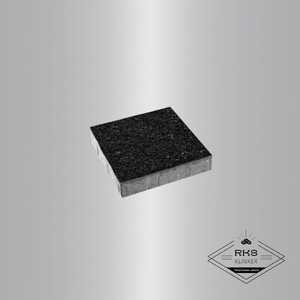 Тротуарная плитка КВАДРАТ - Б.6.К.8, Стоунмикс, Чёрный