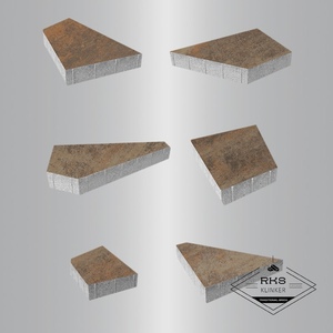 Тротуарная плитка ОРИГАМИ - Б.4.Фсм.8, Листопад гладкий, Клён