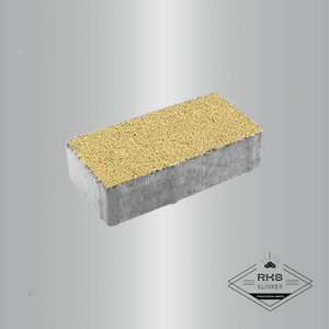 Тротуарная плитка ПРЯМОУГОЛЬНИК (Ла-Линия) - Б.2.П.6 Гранит Жёлтый