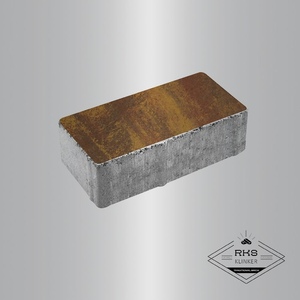 Тротуарная плитка ПРЯМОУГОЛЬНИК - Б.2.П.6, Листопад гладкий, Осень