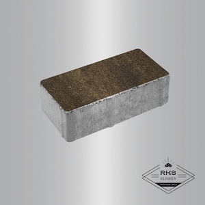 Тротуарная плитка ПРЯМОУГОЛЬНИК - Б.2.П.6, Листопад гранит, Мокко