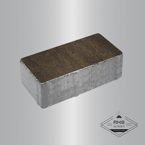 Тротуарная плитка ПРЯМОУГОЛЬНИК - Б.5.П.8, Листопад гранит, Мокко