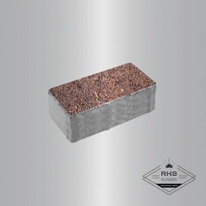 Тротуарная плитка ПРЯМОУГОЛЬНИК - Б.5.П.8, Листопад гранит, Осень