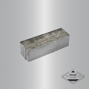 Тротуарная плитка ПРЯМОУГОЛЬНИК - Б.6.П.8, Листопад гладкий, Антрацит