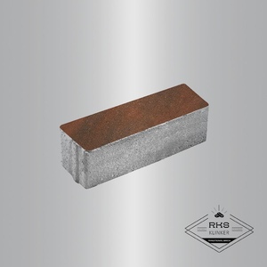 Тротуарная плитка ПРЯМОУГОЛЬНИК - Б.6.П.8, Листопад гладкий, Клинкер