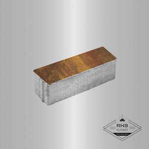 Тротуарная плитка ПРЯМОУГОЛЬНИК - Б.6.П.8, Листопад гладкий, Осень