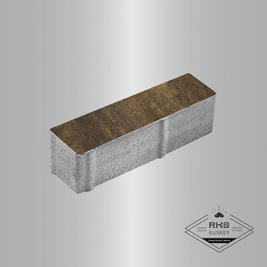 Тротуарная плитка ПРЯМОУГОЛЬНИК - Б.8.П.8, Листопад гладкий, Мокко