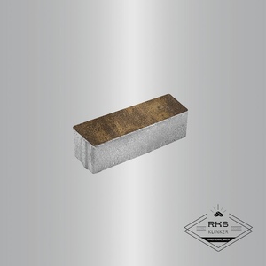 Тротуарная плитка ПАРКЕТ - Б.4.П.6, Листопад гладкий, Антрацит