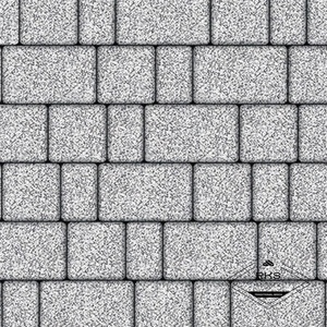 Тротуарная плитка СТАРЫЙ ГОРОД - Б.1.Фсм.8, Стоунмикс, Бело-Чёрный