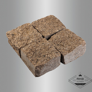 Гранитная брусчатка Куртинский, Карандаш, 100x100 мм