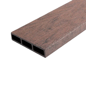 Доска заборная из ДПК Outdoor, браш коричневый микс