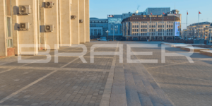 Тротуарная плитка БРАЕР Старый Город Ландхаус туман и серый - Здание правительства. Тула (5)