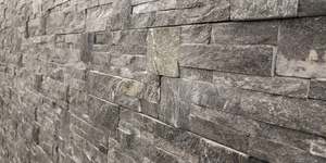 Отделка стен камнем наружных и внутренних 3D панели RKS SLATE Сланец Black Quartz Modern (1)