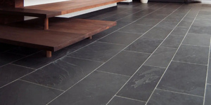 Долговечная плитка для пола из камня RKS SLATE Сланец Brazil Black Natural (4)