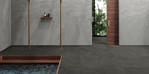 Напольая плитка для бассейна из натурального камня RKS SLATE Сланец Brazil Black Natural