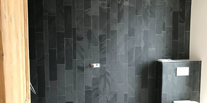 Черная сланцевая плитка для ванной комнаты RKS SLATE Сланец Brazil Black Natural купить плитку из натурального камня (3)