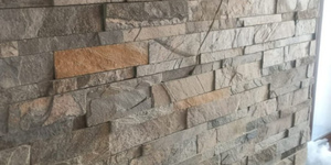 Отделка стен декоративным камнем заказать 3D панели RKS SLATE Кварцит Zeera Green Natural (3)