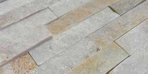 3D панели из натурального камня Кварцит Beige Quartz Classic от бренда  RKS SLATE каменная кладка натуральным камнем фото