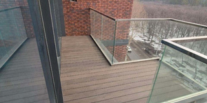 Террасная доска ДПК Bamberg Solid Brazilian Walnut (фотоотзыв, балкон) (2)