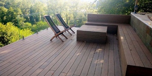 Террасная доска ДПК Bamberg Natural Brazilian Walnut (балкон, терраса, скамейка) 27