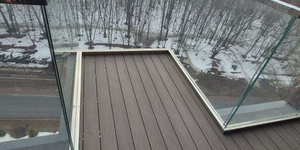 Террасная доска ДПК Bamberg Solid Brazilian Walnut (фотоотзыв, балкон) (8)