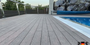 Террасная доска ДПК Bamberg Natural Brazilian Walnut (терраса, бассейн, вода) 15