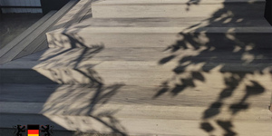 Террасная доска ДПК Bamberg English Barnwood (крыльцо, ступени, фотоотзыв) 3