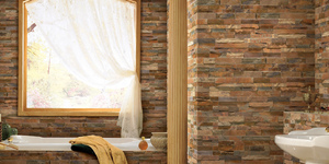 Плитка из натурального камня для ванной комнаты 3D панели RKS SLATE Сланец Dark Multicolor Modern заказать (3)