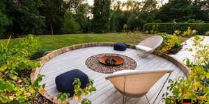 Террасная доска ДПК Bamberg Natural Karelian Birch (патио, благоустройство) 7