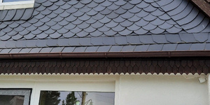 Кровельный Сланец RKS SLATE Charcoal, бобровый хвост  (1)