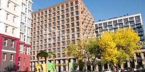 Облицовочный кирпич Браер Кладка гладкий. -ЖК Аристократ. Уфа (1)