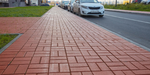 Клинкер тротуарный ЛСР Лондон, красный 9