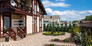 Тротуарная плитка БРАЕР Классико коричневый, песочный и медовый - Частный дом п. Капитан. Тульская область 3 (1)